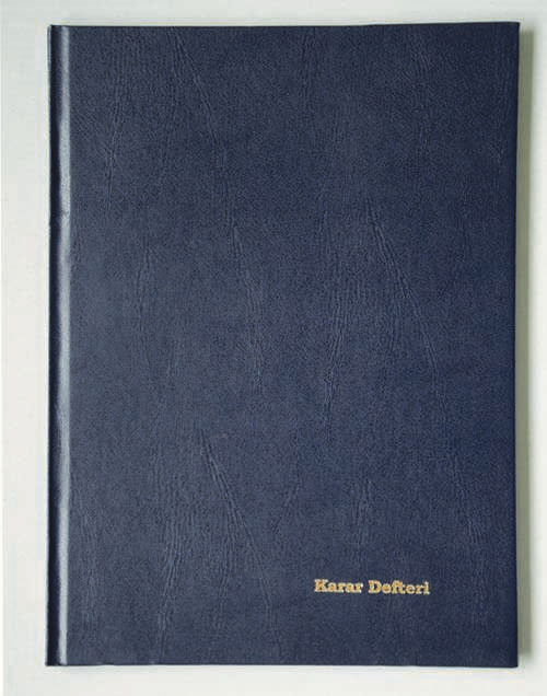 DİLMAN KARAR DEFTERİ CİLTLİ 22.5x32 96 YP NUMARALI 5366