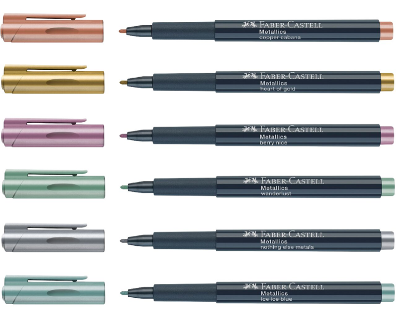 FABER PERMANENT MARKÖR METALİK 6 LI SET 160706