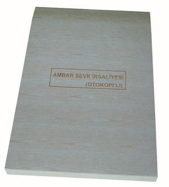 DİLMAN AMBAR SEVK İRSALİYESİ 2/50 3 NÜSHA 4131
