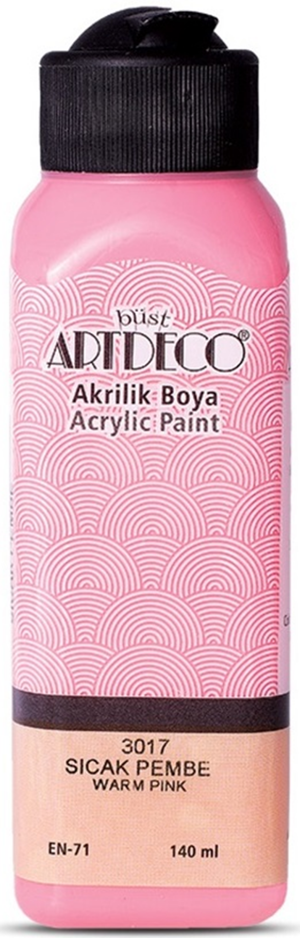 ARTDECO AKRİLİK BOYA 140 ML SICAK PEMBE Y-070R-3017