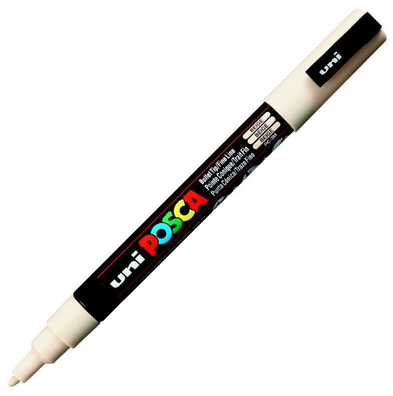 UNİ POSTER MARKÖRÜ POSCA 0.9-1.3 PC-3M BEJ