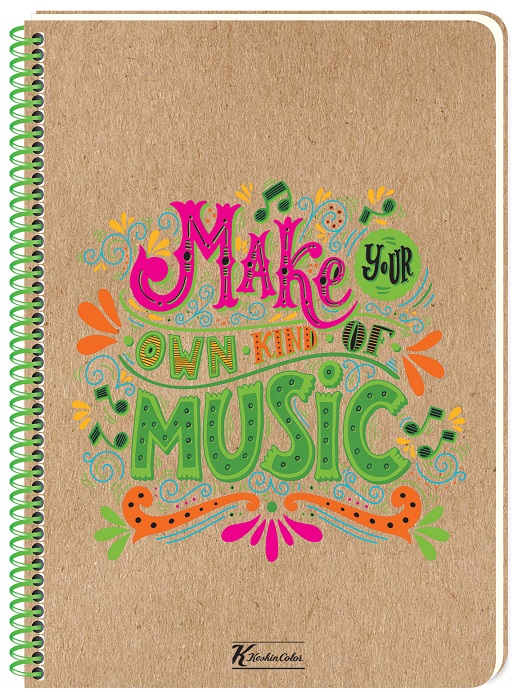 KESKİN DEFTER DOODLES A4 100 YP. ÇİZGİLİ 415631-99