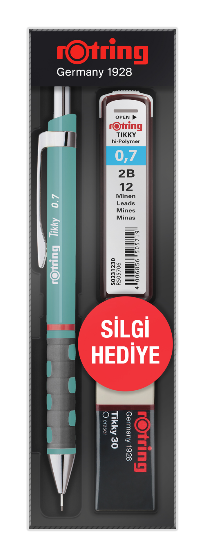 ROTRİNG VERSATİL KALEM TIKKY OKUL SETİ 0.7 DENİZ MAVİ
