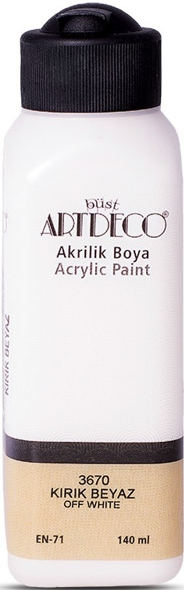 ARTDECO AKRİLİK BOYA 140 ML KIRIK BEYAZ Y-070R3670