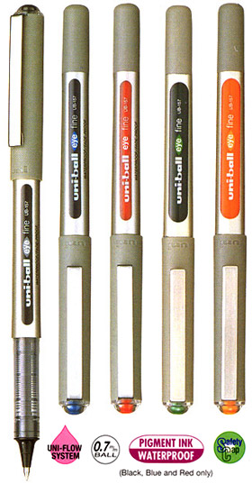 UNİ ROLLER KALEM EYE UB-157 0.7 KARIŞIK 5 Lİ