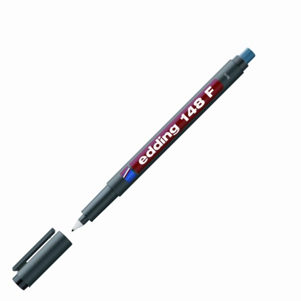 EDDING ASETAT KALEMİ SİLGİLİ E-148F KIRMIZI