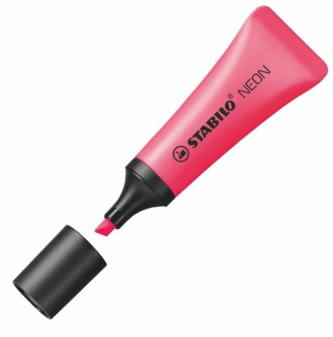 STABILO FOSFORLU KALEM NEON BOSS PEMBE 72/56