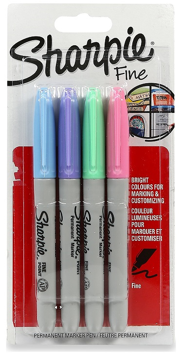 SHARPIE PERMANENT SET FINE 4 LÜ PASTEL 2065402