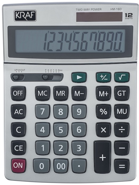 Masaüstü Hesap Makinesi 12 Hane Hm-160
