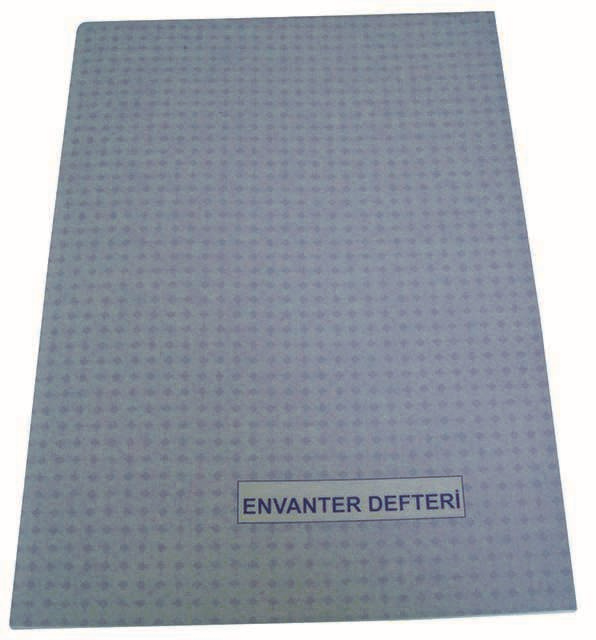 DİLMAN ENVANTER DEFTERİ NUMARALI KARTON KAPAK 19.5x27 24 YP 7206