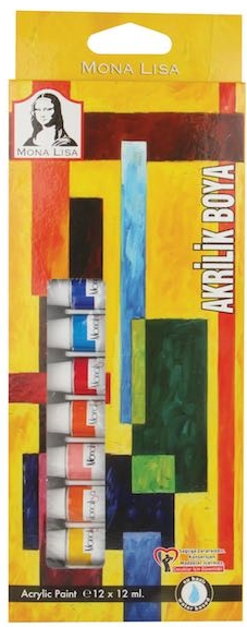 SÜDOR AKRİLİK BOYA SET TÜP MONALİSA 12X12 ML SD125