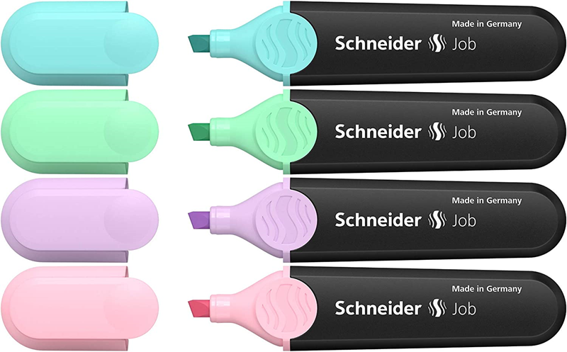 SCHNEIDER FOSFORLU KALEM 150 JOB PASTEL SET 4 LÜ KARTON KUTU SCB393