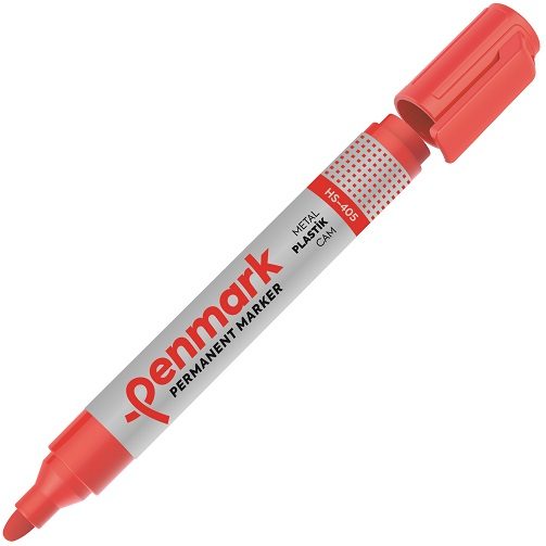PENMARK PERMANENT MARKÖR YUVARLAK UÇ KIRMIZI HS 405 03