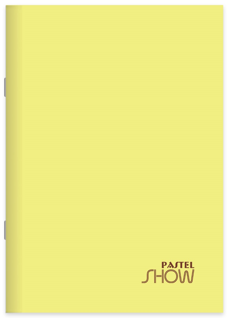 KESKİN DEFTER PASTEL SHOW A4 PP KAPAK DİKİŞLİ 40 YP. KARELİ 324602-99