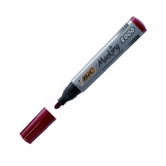 BIC PERMANENT MARKÖR 2000 12 Lİ KIRMIZI 8209133