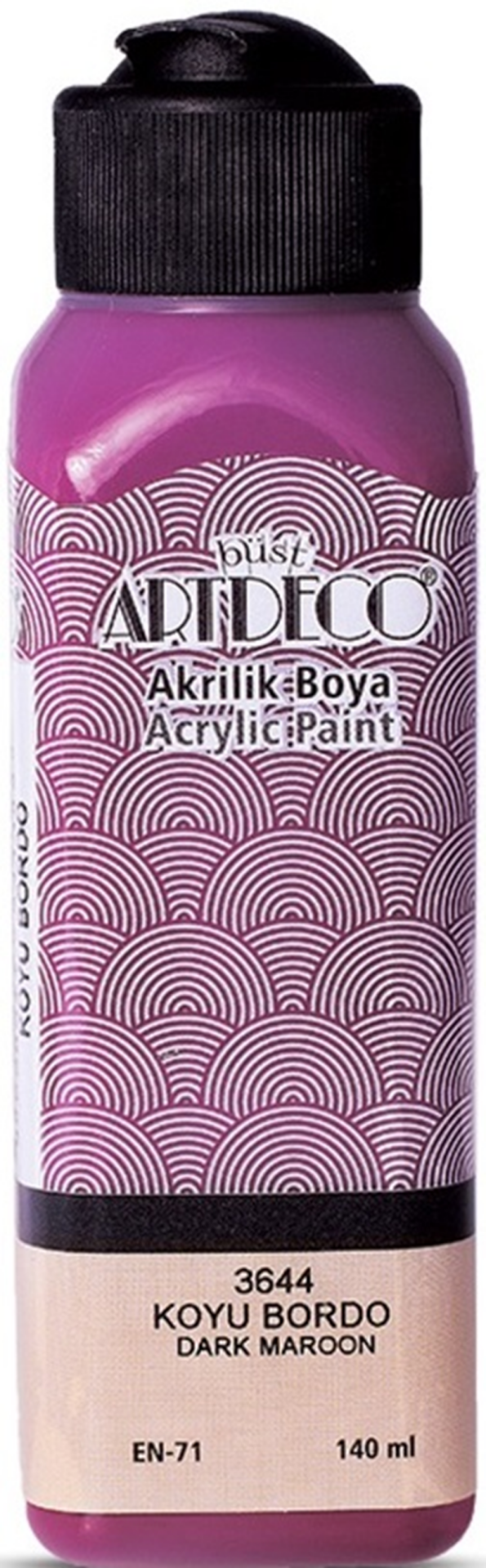 ARTDECO AKRİLİK BOYA 140 ML KOYU BORDO Y-070R-3644