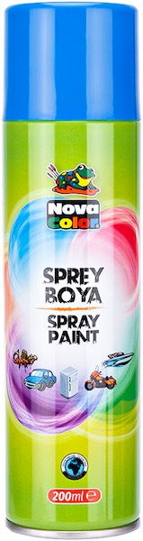 NOVA COLOR SPREY BOYA 200 ML MAVİ NC-802