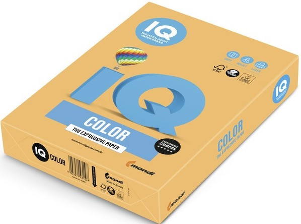 IQ RENKLİ FOTOKOPİ KAĞIDI 500 LÜ A4 80 g/m² FOSFORLU TURUNCU NE1350-NEOOR
