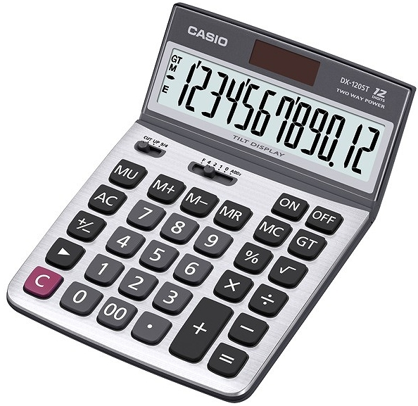 CASIO HESAP MAKİNESİ MASAÜSTÜ DX-120ST 12 HANE
