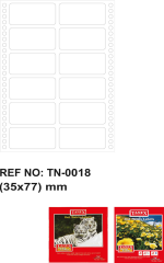 TANEX BİLGİSAYAR ETİKETİ TW-0018 35 X 77 MM 2 Lİ
