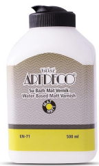 ARTDECO VERNİK SU BAZLI MAT 500 ML Y-073L-02