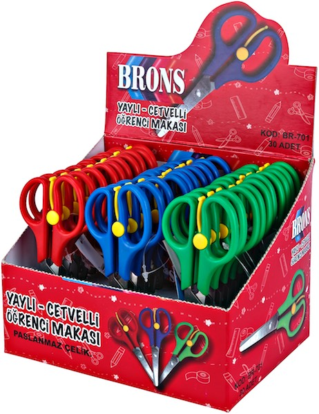BRONS MAKAS ÖĞRENCİ YAYLI CETVELLİ BR-701
