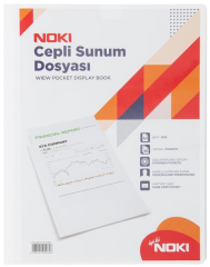NOKİ SUNUM DOSYASI CEPLİ 40 LI BEYAZ 64140-N-010