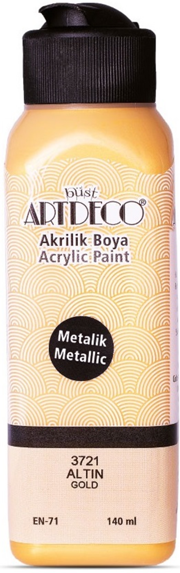 ARTDECO AKRİLİK BOYA METALİK 140 ML ALTIN Y-071R-3721