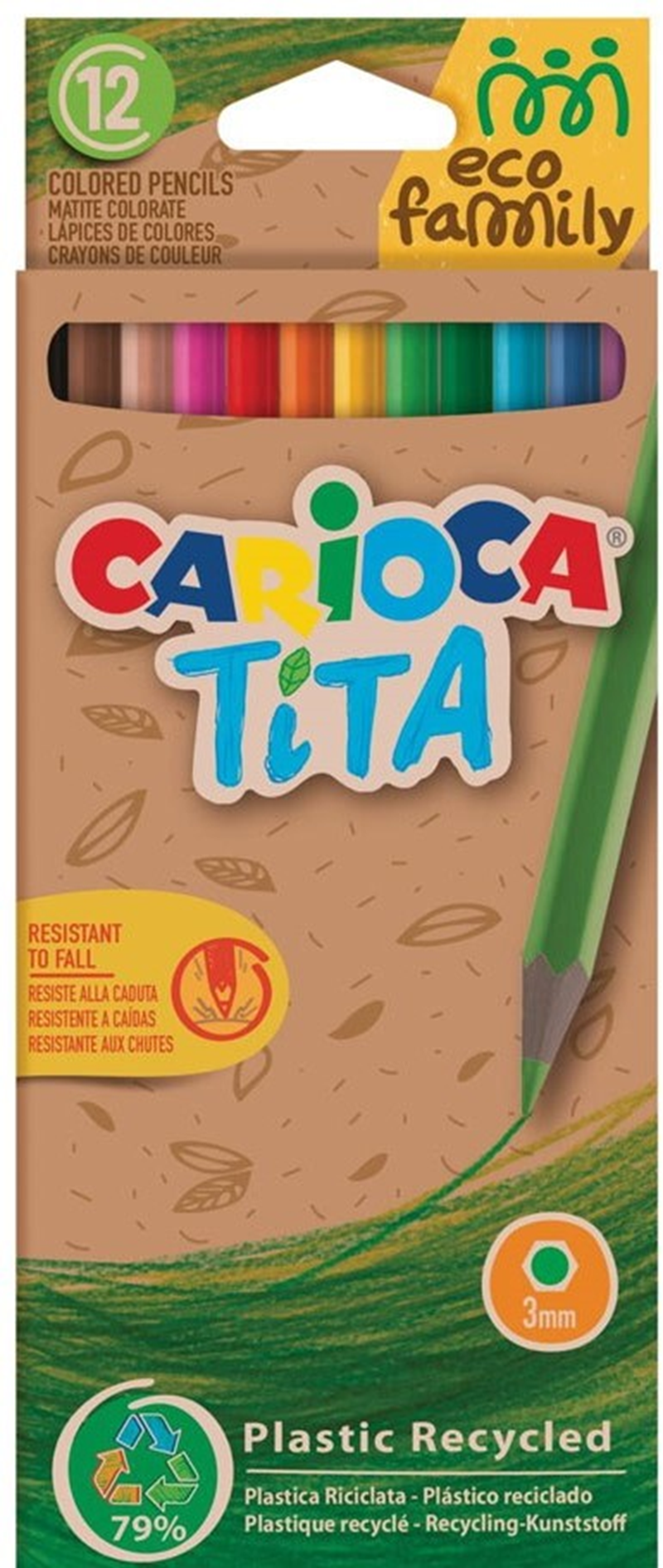 CARIOCA KURU BOYA ECO FAMILY TİTA 12 Lİ 43097
