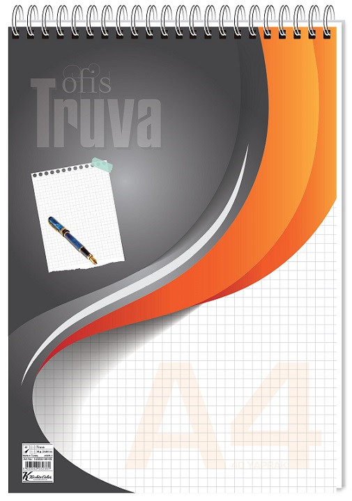 KESKİN BLOKNOT TRUVA A4 40 YP. KARELİ 145502-99