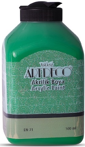 ARTDECO AKRİLİK BOYA 500 ML YEŞİL Y-070L-3612