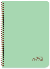 KESKİN DEFTER PASTEL SHOW A5 SPİRALLİ PP KAPAK 72 YP KARELİ 324512-99