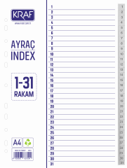 KRAF SEPERATÖR 1031 1-31 RAKAM