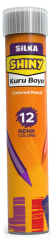 SİLKA KURU BOYA HEX 12 RENK TAM BOY TÜP ART.86T