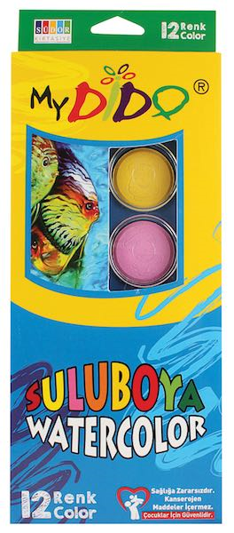 SÜDOR MYDİDO SULU BOYA 12 Lİ BÜYÜK MY0123