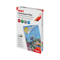 NOKİ LAMİNASYON FİLMİ A5 125 MİC. PARLAK 100 LÜ 130001