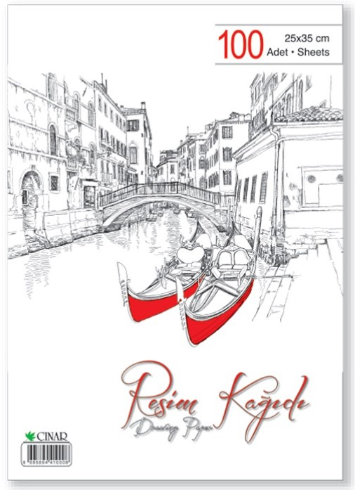 ÇINAR RESİM KAĞIDI 24x34 20 Lİ 41003