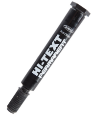 HI-TEXT PERMANENT MARKER KESİK UÇLU 830PCS SİYAH