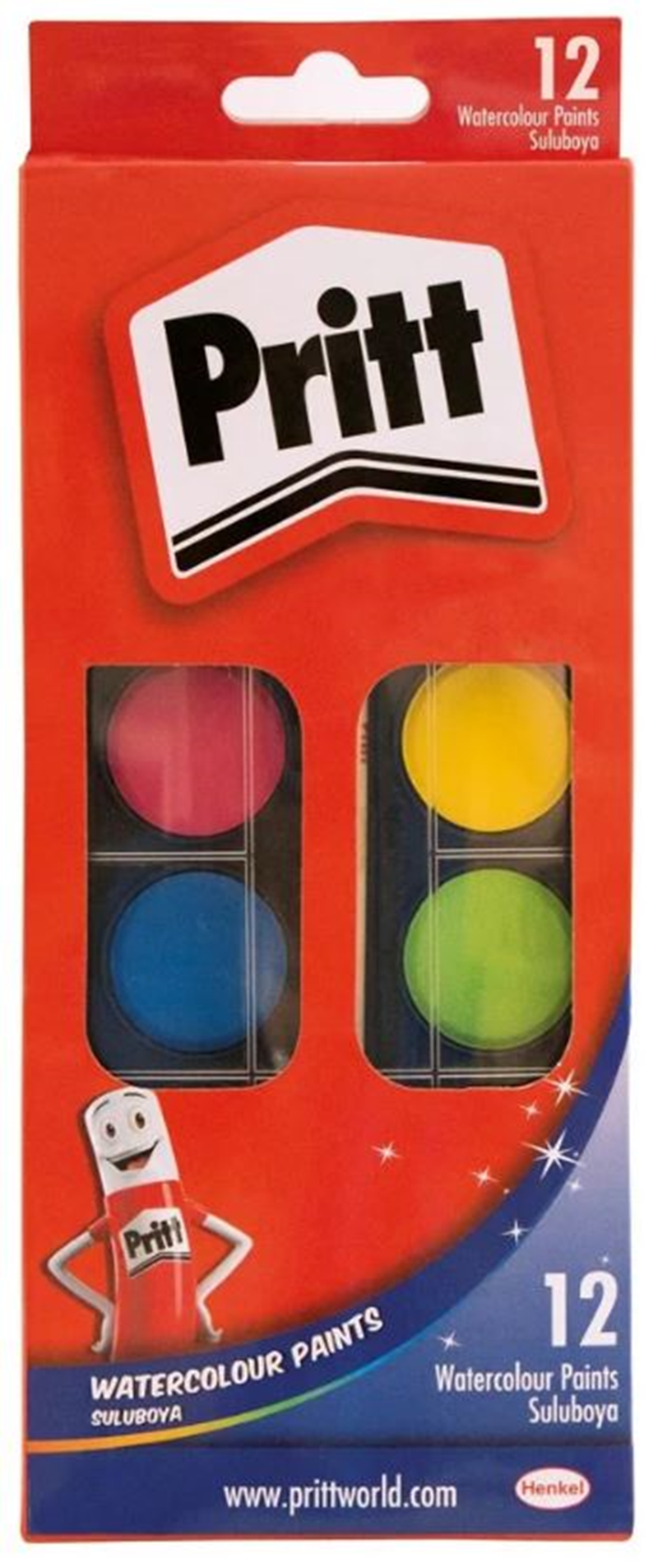 PRITT SULU BOYA BÜYÜK 12 RENK 1047948