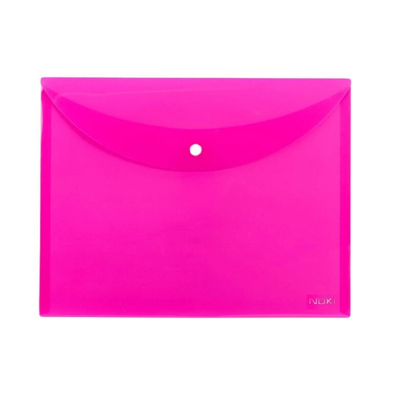 NOKİ ÇITÇITLI EVRAK ZARFI A4 PEMBE 3101-070