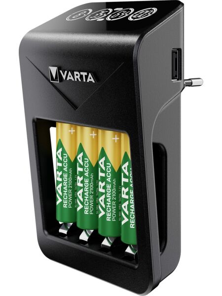 VARTA LCD PLUG ŞARJ ALETİ (4*2100 MH PİL HEDİYELİ) 57687101441