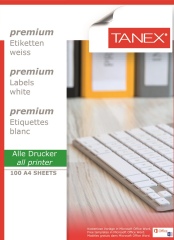 TANEX LASER ETİKET TW-2000 210 X 297 MM ( 1 ) 100 LÜ