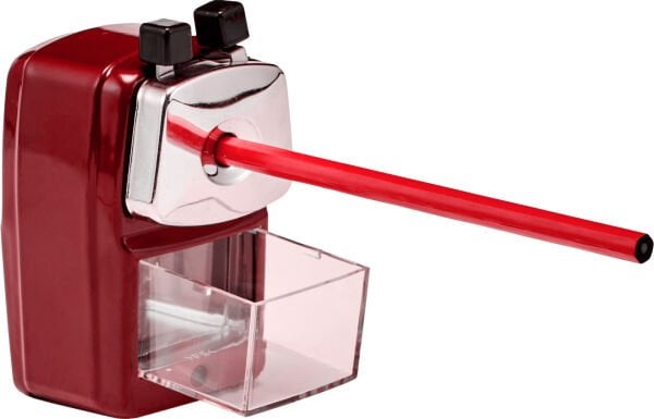 MAS KALEMTIRAŞ 6730 KOLLU MASA TİPİ METAL KÜÇÜK KIRMIZI