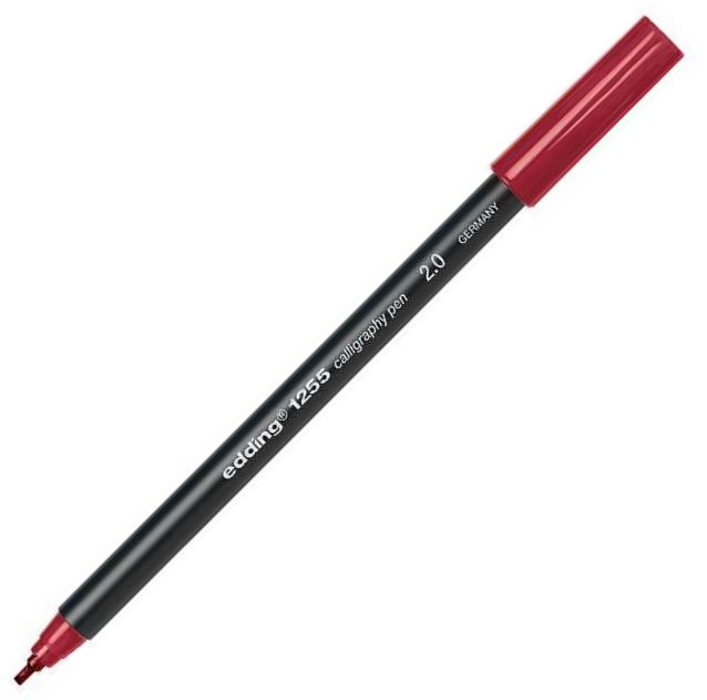 EDDING KALİGRAFİ KALEMİ E-1255 2 MM BORDO