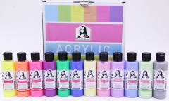 SÜDOR AKRİLİK BOYA SET MONALISA 12x70ML CHALK NEON SD150-X17