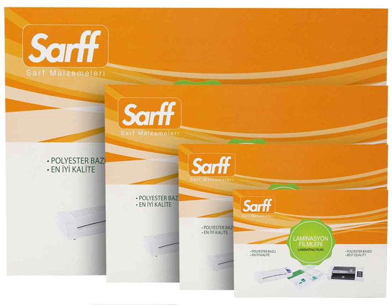 SARFF LAMİNASYON FİLMİ PARLAK 150mic A4 100 LÜ 15309024