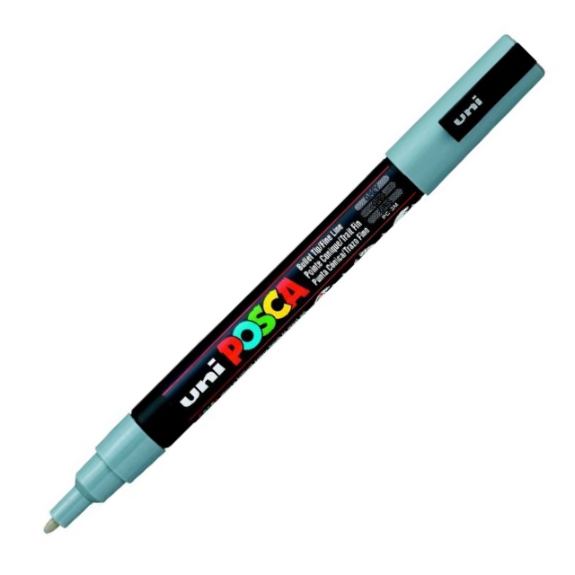 UNİ POSTER MARKÖRÜ POSCA 0.9-1.3 PC-3M GRİ