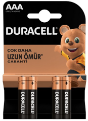 DURACELL PİL 4 LÜ AAA İNCE KALEM
