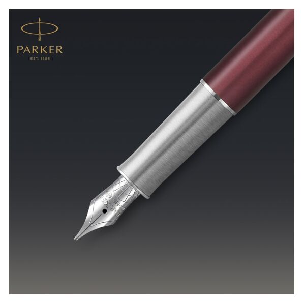PARKER DOLMA KALEM SONNET CT METAL KIRMIZI 18K F UÇ 2119650