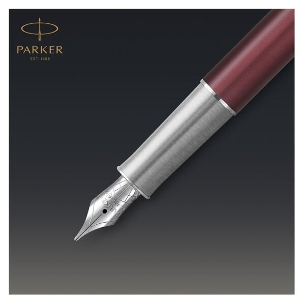PARKER DOLMA KALEM SONNET CT METAL KIRMIZI 18K F UÇ 2119650